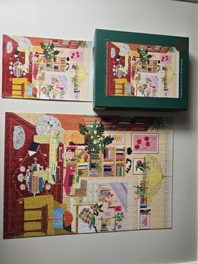 Hobbry X Indigo Pieceful Sunday 500-Piece Puzzle